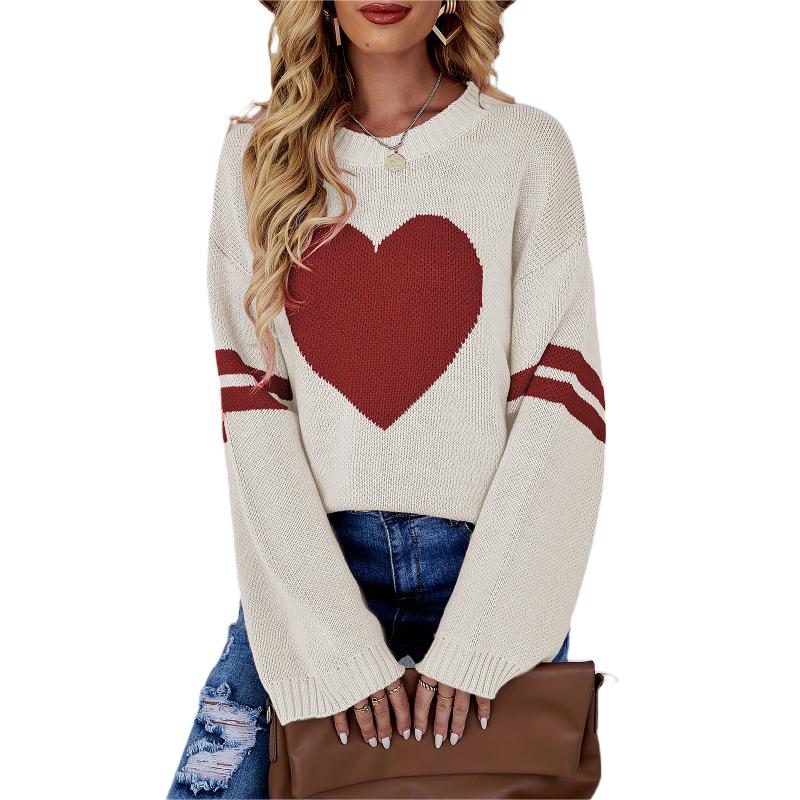 Women' Sweaters Women Sweater Ladies Casual Long Sleeve Round Neck Pullovers Heart Loose Street Party Causal Autumn Winter Knitted Tops, Black
Women' Sweaters Women Sweater Ladies Casual Long Sleeve Round Neck Pullovers Heart Loose Street Party Causal Autumn Winter Knitted Tops, Black