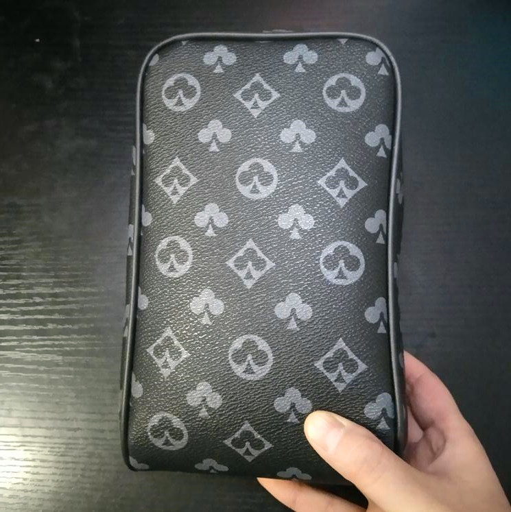 wholesale messenger handbag street trend printing men shoulder bag fashion contrast leather chest handbags personalized printed leathers cycling bags