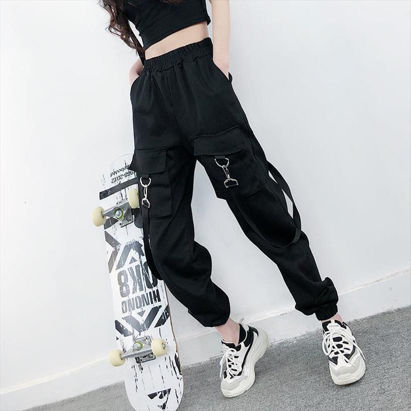 spring elastic waist cargo baggy womens pant korean style sweatpants harajuku bf velvet hip hop trousers c12, Black;white
spring elastic waist cargo baggy womens pant korean style sweatpants harajuku bf velvet hip hop trousers c12, Black;white