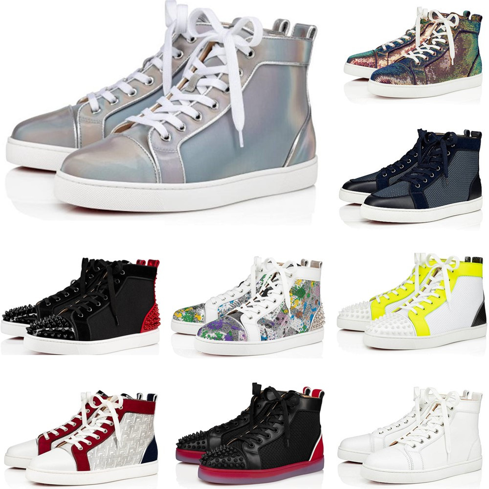 2021Luxurys Red Bottoms Designers Flat Casual Sports Shoes Sneakers for men women Mens Designer Loafers Junior Spikes Bottom Trainers With B, Black
2021Luxurys Red Bottoms Designers Flat Casual Sports Shoes Sneakers for men women Mens Designer Loafers Junior Spikes Bottom Trainers With B, Black