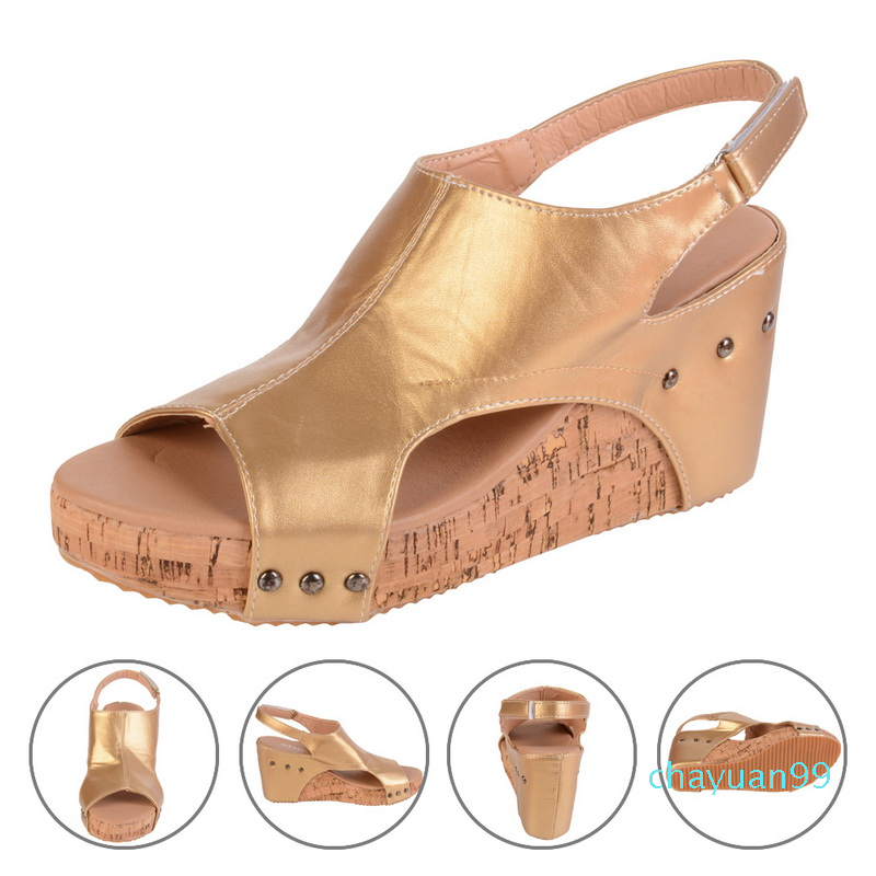 2021 Platform Sandals Wedges Shoes For Women Heels Sandalias Mujer Summer Shoes Clog Womens Espadrilles Women Sandals