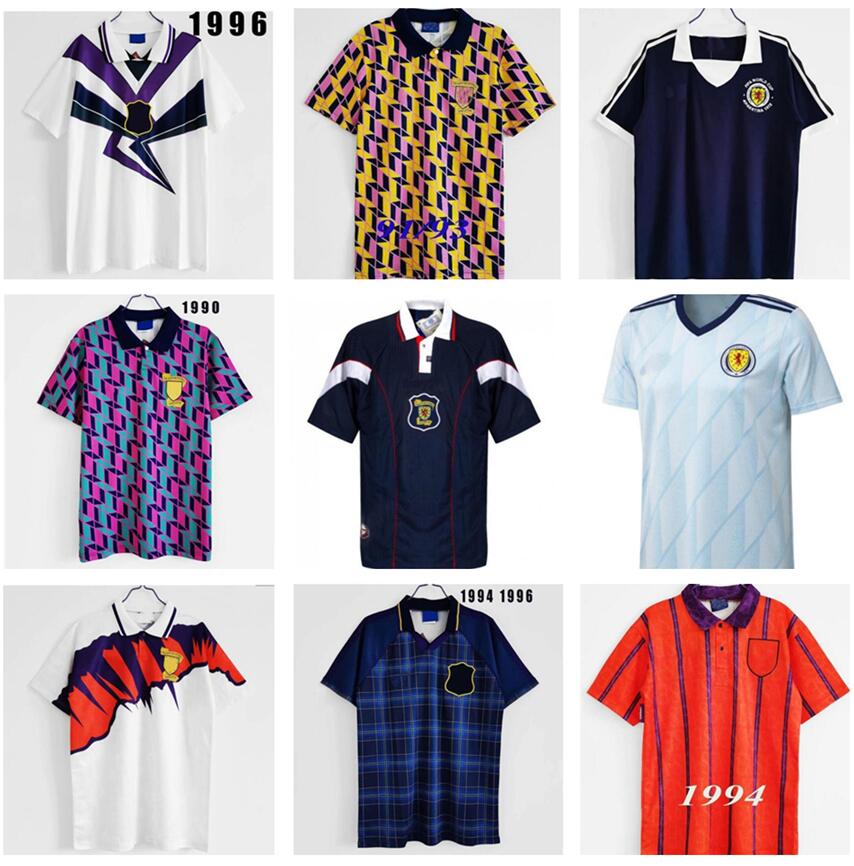 1982 1986 1995 Scotland Retro Soccer Jersey World Cup equipment Home blue kits 1996 1998 classic Vintage Football Shirt tops, Black;yellow
1982 1986 1995 Scotland Retro Soccer Jersey World Cup equipment Home blue kits 1996 1998 classic Vintage Football Shirt tops, Black;yellow