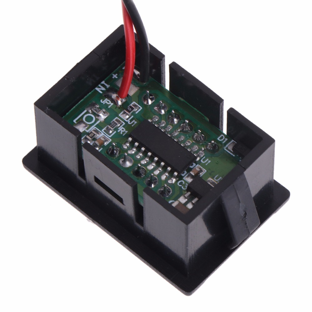 Dc 2 Wires 4.5-30V Mini Led Digital Display Voltimeter Voltage Panel Meter Tester Tool