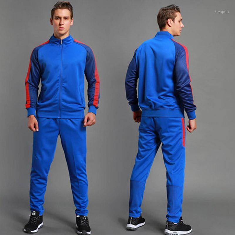 Running Sets Men Sport Soccer Sportswear Tracksuit Jacket Football Training Suit Autumn Winter Spring Long Sleeve Zipper Top And Pants 2Pcs, Black;blue
Running Sets Men Sport Soccer Sportswear Tracksuit Jacket Football Training Suit Autumn Winter Spring Long Sleeve Zipper Top And Pants 2Pcs, Black;blue