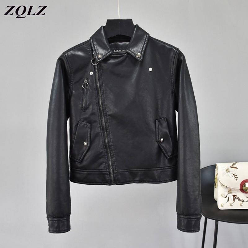 Women's Leather & Faux ZQLZ Spring Autumn Coat Women 2021 Streetwear Biker Casual Pu Coats Femme Slim Black Outwear Jacket Female
Women's Leather & Faux ZQLZ Spring Autumn Coat Women 2021 Streetwear Biker Casual Pu Coats Femme Slim Black Outwear Jacket Female