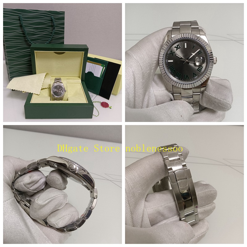 20 Color Real Photo With Original Box 126300 Watch Mens 41mm Gray Wimbledon Dial 126334 Fluted Bezel Oyster Bracelet Men Automatic Mechanical Men's Watches, 12
20 Color Real Photo With Original Box 126300 Watch Mens 41mm Gray Wimbledon Dial 126334 Fluted Bezel Oyster Bracelet Men Automatic Mechanical Men's Watches, 12