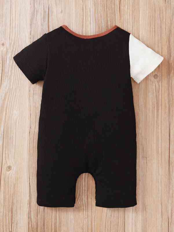 Baby Waffle Knit Cut And Sew Romper SHE