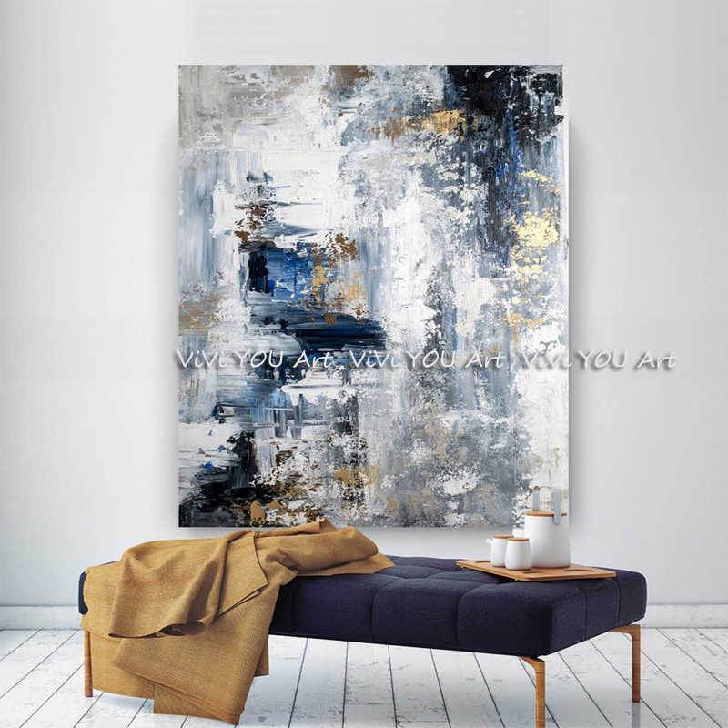 Large original Hand Painted Abstract Painting Modern abstract painting hand painted oil painting wall art abstract textured art 210705