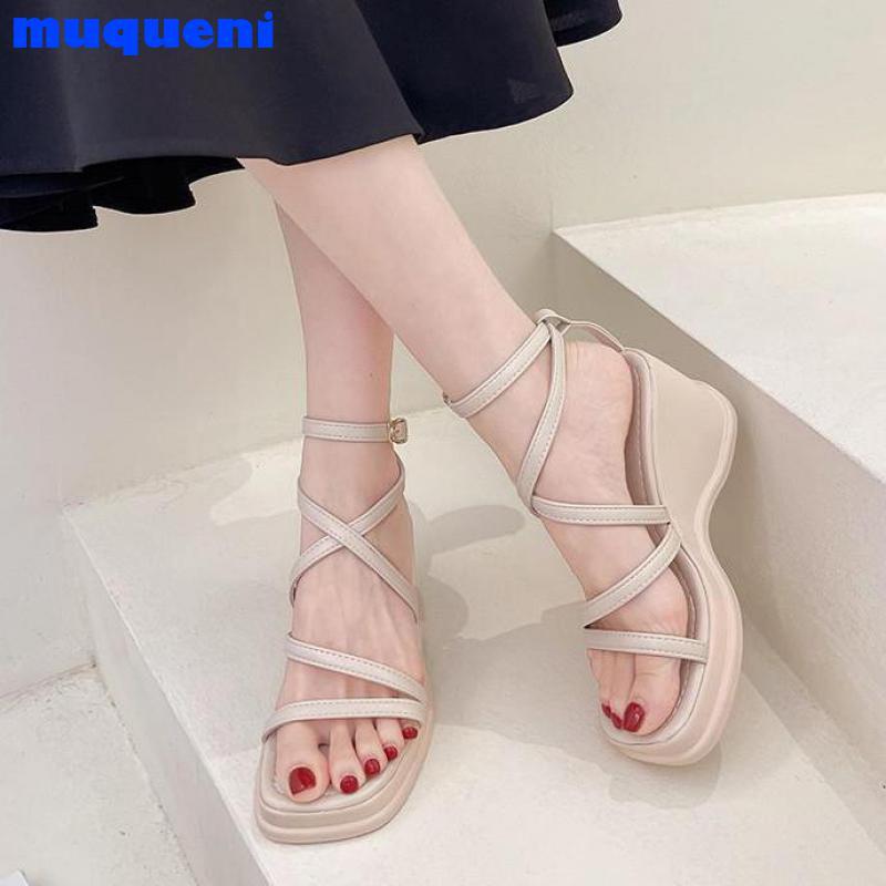 Sandals Female Shoes Rubber Slippers Heels Platform Heeled On A Wedge Slides Fashion 2021 Hawaiian High Summer FR858, Beige
Sandals Female Shoes Rubber Slippers Heels Platform Heeled On A Wedge Slides Fashion 2021 Hawaiian High Summer FR858, Beige
