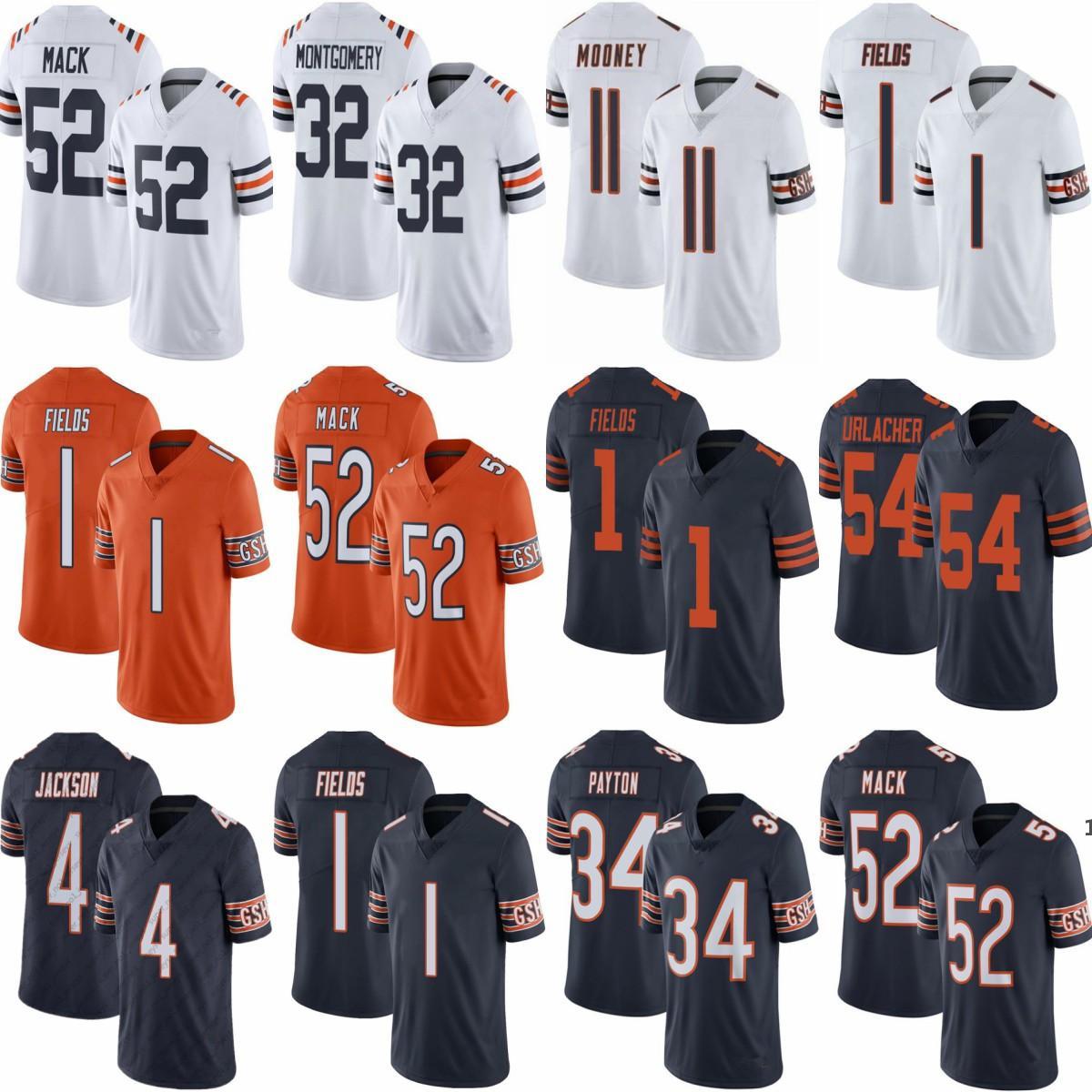 Mens Womens Kids 1 Justin Fields 52 Khalil Mack Walter Payton Football Jersey Tarik Cohen Jim Roquan Smith 4 Eddie Jackson Brian Urlacher, Shown
Mens Womens Kids 1 Justin Fields 52 Khalil Mack Walter Payton Football Jersey Tarik Cohen Jim Roquan Smith 4 Eddie Jackson Brian Urlacher, Shown
