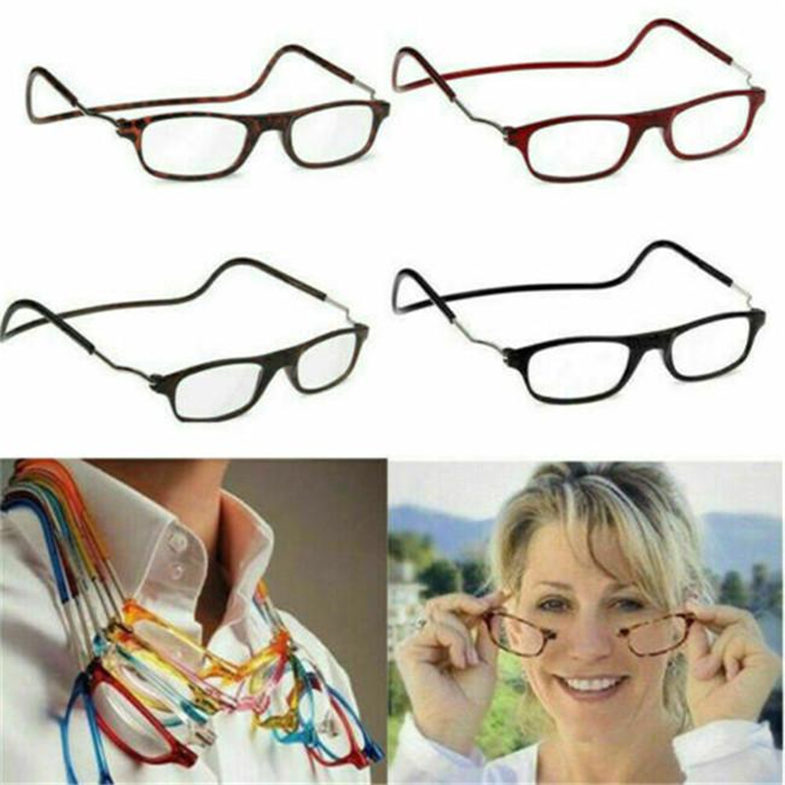 5 Colors Magnetic Reading Glasses Hanging Neck Snap Click Men Women Folding +1.0 to +4.0 CPA4097
5 Colors Magnetic Reading Glasses Hanging Neck Snap Click Men Women Folding +1.0 to +4.0 CPA4097