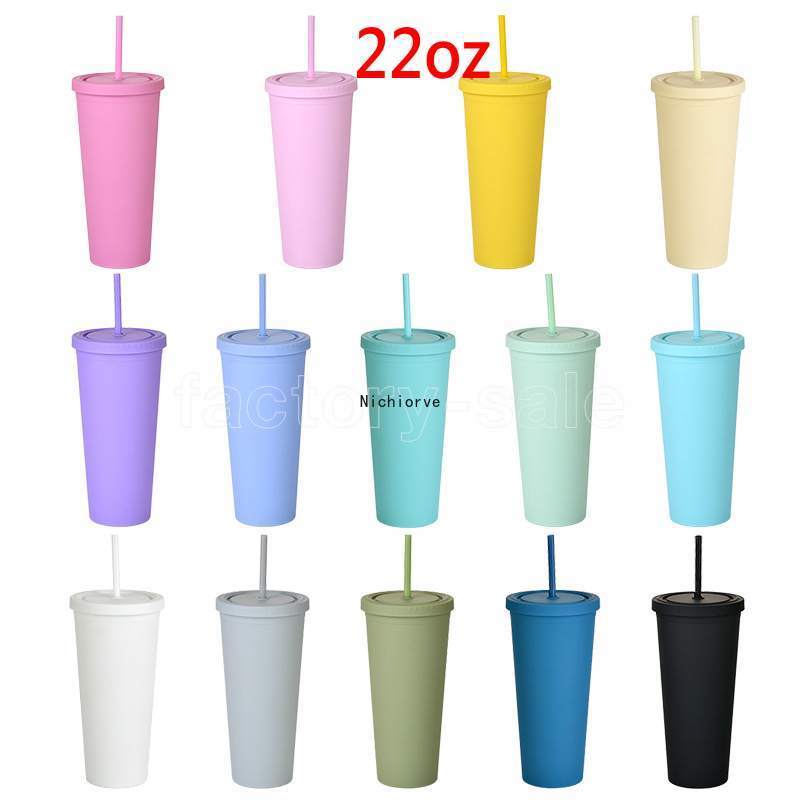 22OZ TUMBLERS Matte Colored Acrylic Tumblers with Lids and Straws Double Wall Plastic Resuable Cup FY4489, 3pcs/lot=1tumbler+1straw+1lid
22OZ TUMBLERS Matte Colored Acrylic Tumblers with Lids and Straws Double Wall Plastic Resuable Cup FY4489, 3pcs/lot=1tumbler+1straw+1lid