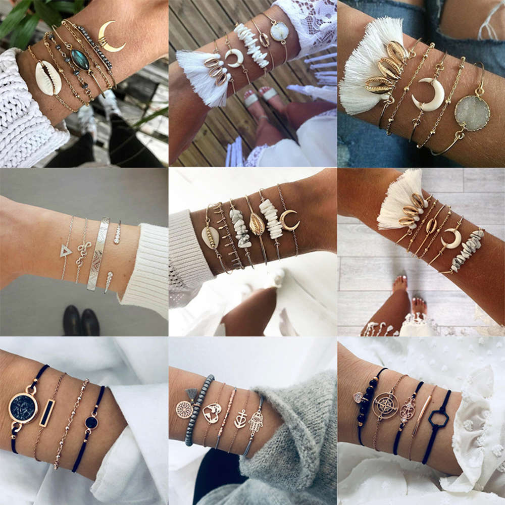 Hand catenary fashion alloy horn shell moon tassel Turquoise Bracelet BRACELET MULTI piece suit, Black
Hand catenary fashion alloy horn shell moon tassel Turquoise Bracelet BRACELET MULTI piece suit, Black