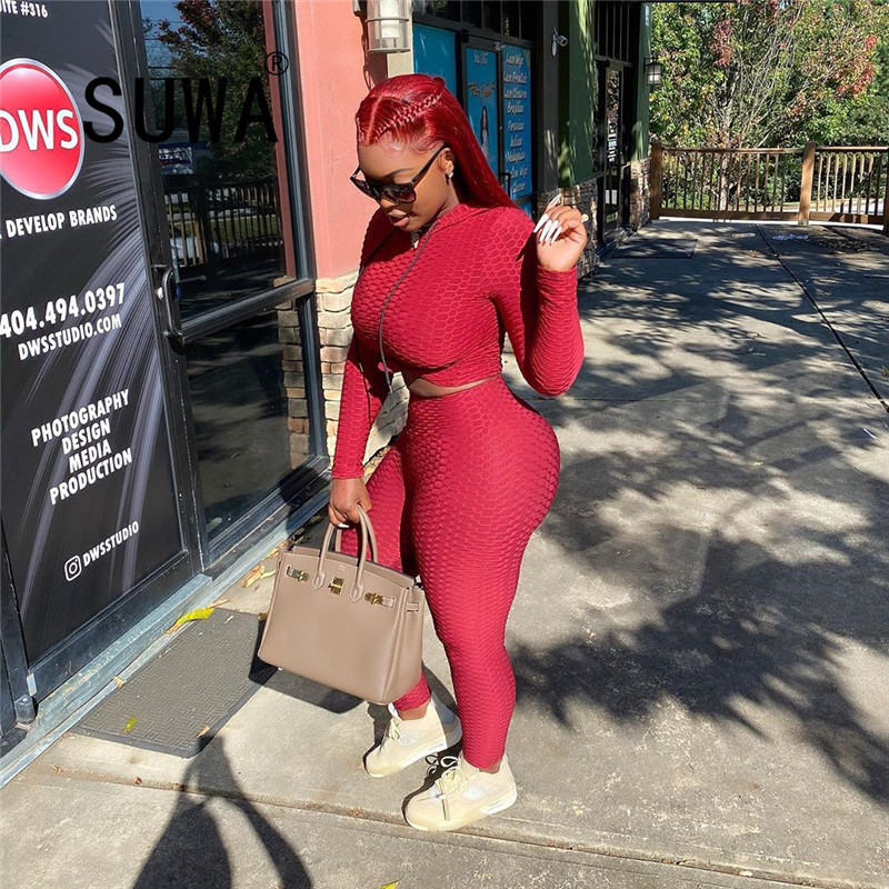 High Street Fashion Cool Girl Red Two Piece Joggers Women Set Long Sleeve Slim-Fit Top Tunic Skinny Trousers Wholesale Clothing 210525
High Street Fashion Cool Girl Red Two Piece Joggers Women Set Long Sleeve Slim-Fit Top Tunic Skinny Trousers Wholesale Clothing 210525