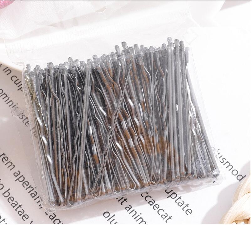 Bobby Pins 500 Count Hairpin with Case for Girls Women Bun Thick Fine All Hair Types