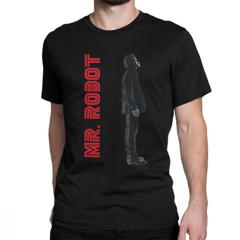 Men' T-Shirts Men T-Shirt Mr. Robot Cotton Short Sleeve Shirt Fsociety Hack Corp Mask Malek Linux Programmer Round Goal 6XL Redtops, Black
Men' T-Shirts Men T-Shirt Mr. Robot Cotton Short Sleeve Shirt Fsociety Hack Corp Mask Malek Linux Programmer Round Goal 6XL Redtops, Black