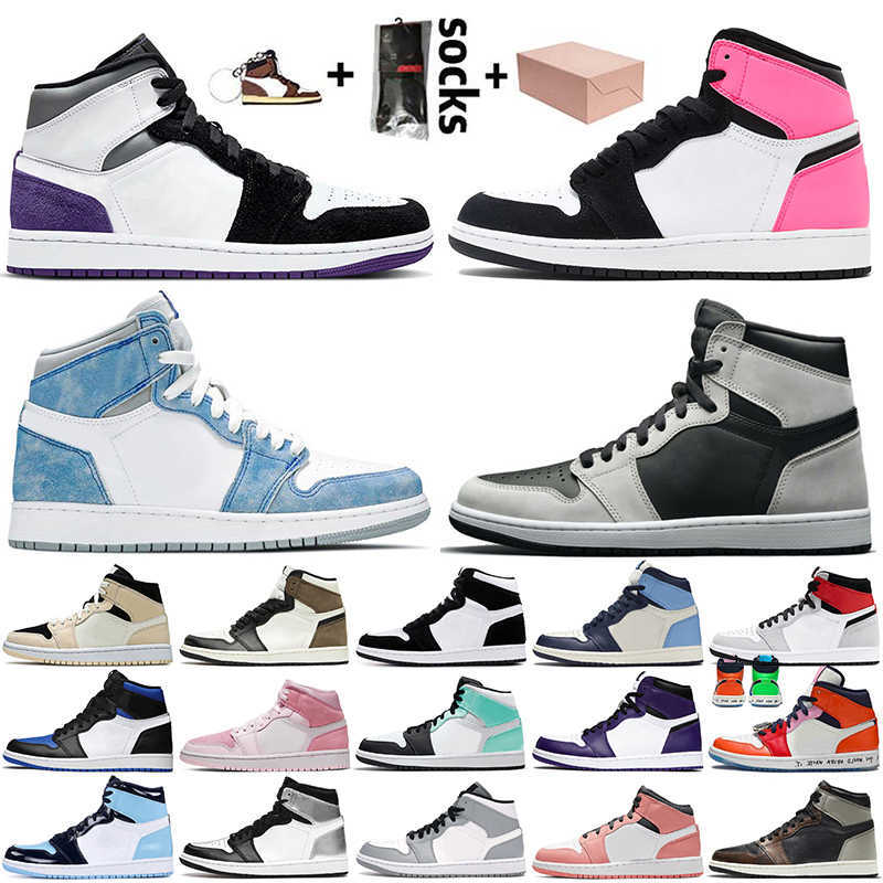 With Box Basketball Shoes Women Mens Jumpman 1 1s Mid Purple Valentines Day Trainers High OG Hyper Royal Shadow Sports Sneakers Dark Mocha, #38 chicago 36-46
With Box Basketball Shoes Women Mens Jumpman 1 1s Mid Purple Valentines Day Trainers High OG Hyper Royal Shadow Sports Sneakers Dark Mocha, #38 chicago 36-46