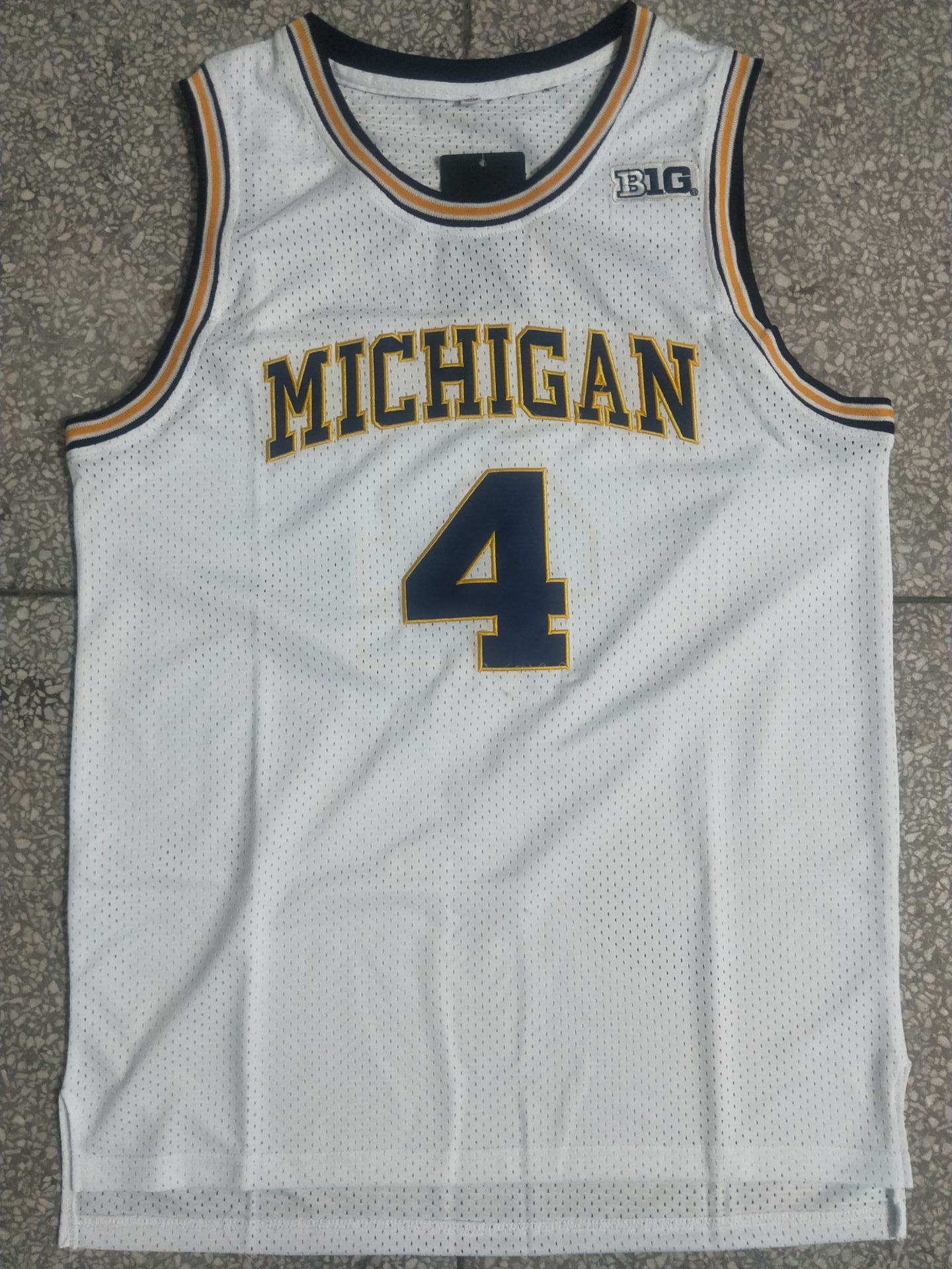 Men's Michigan Wolverines 5 Jalen Rose Basketball Jersey White 4 Chris Webber Shirt 25 Dwight Howard Shirts University Stitched College Jerseys
Men's Michigan Wolverines 5 Jalen Rose Basketball Jersey White 4 Chris Webber Shirt 25 Dwight Howard Shirts University Stitched College Jerseys