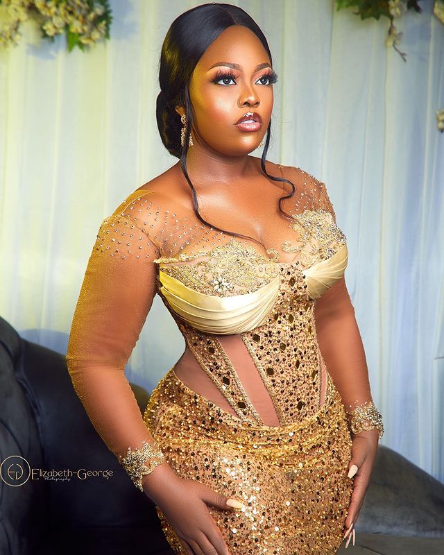 2022 Plus Size Arabic Aso Ebi Gold Luxurious Mermaid Prom Dresses Beaded Crystals Evening Formal Party Second Reception Birthday Engagement Gowns Dres