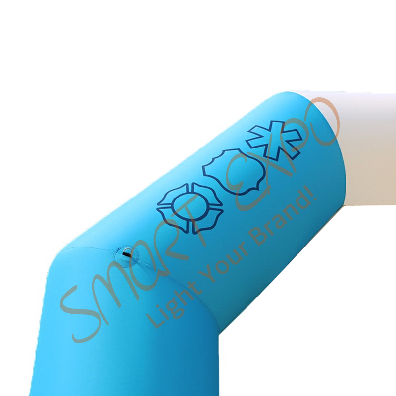 Marathon/Run Event Inflatable Archway 0.6xW5.5xH3.5m with Custom Logo Printing Base Blower