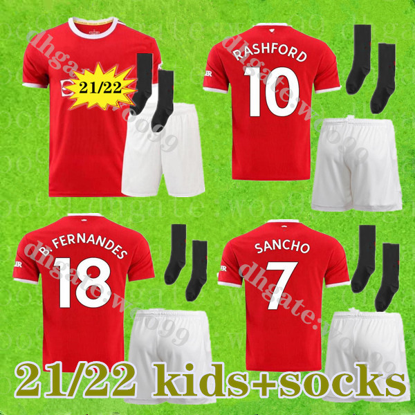 Manchester POGBA Soccer Jersey 2021 United FERNANDES CAVANI RASHFORD SANCHO Man kit Football Shirt 21 22 kids+socks equipment suit, 10
Manchester POGBA Soccer Jersey 2021 United FERNANDES CAVANI RASHFORD SANCHO Man kit Football Shirt 21 22 kids+socks equipment suit, 10