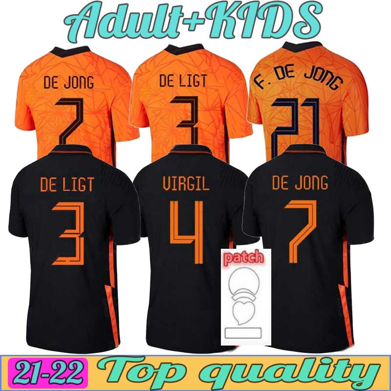 20 21 Holland MEMPHIS DE JONG soccer jersey LIGT NETHERlANDS STROOTMAN VAN DIJK 2022 Adult men + kids kit football shirt, Black;yellow
20 21 Holland MEMPHIS DE JONG soccer jersey LIGT NETHERlANDS STROOTMAN VAN DIJK 2022 Adult men + kids kit football shirt, Black;yellow