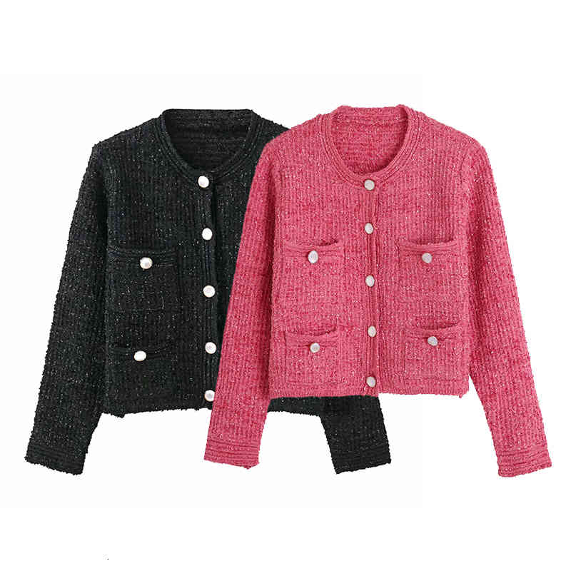 Women's Down & Parkas women jacket woolen plaid O-Neck shirt pocket coat pearl button blouse checked outwear streetwear Fall 7KBT, Black
Women's Down & Parkas women jacket woolen plaid O-Neck shirt pocket coat pearl button blouse checked outwear streetwear Fall 7KBT, Black