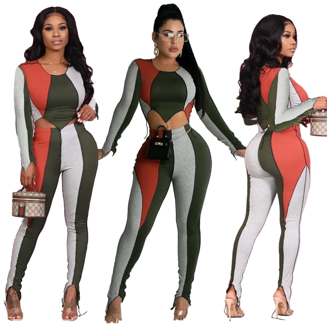 women designers pants clothes 2021 fall winter Three-color stitching sweatsuits fashion two piece jogging suits -3XL, Red and green gray
women designers pants clothes 2021 fall winter Three-color stitching sweatsuits fashion two piece jogging suits -3XL, Red and green gray