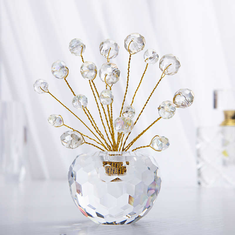 H&D Small Crystal Bonsai Fortune Money Tree Figurine With AB Beads Window Suncatcher Showpiece For Good Luck,Wealth Prosperity 210804
H&D Small Crystal Bonsai Fortune Money Tree Figurine With AB Beads Window Suncatcher Showpiece For Good Luck,Wealth Prosperity 210804