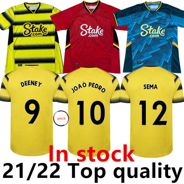 21 22 Watford Soccer Jerseys ETEBO KING 2021 2022 DEENEY JOAO PEDRO SEMA LOUZA home away 3rd Football Shirt CHALOBAH GOSLING SARR CUCHO CLEV, Black;yellow
21 22 Watford Soccer Jerseys ETEBO KING 2021 2022 DEENEY JOAO PEDRO SEMA LOUZA home away 3rd Football Shirt CHALOBAH GOSLING SARR CUCHO CLEV, Black;yellow
