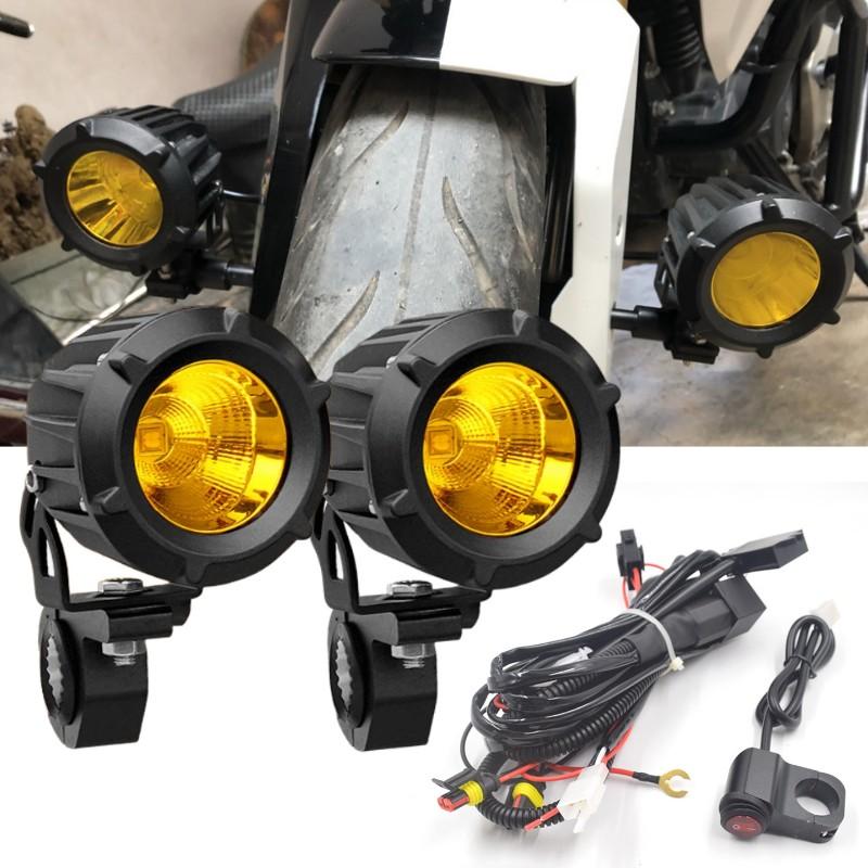Car Headlights Amber Led Motorcycle Fog Light Warning Day Flash White Spot Motorbike Headlight Driving Strobe Lamp With Wiring Switch 
Car Headlights Amber Led Motorcycle Fog Light Warning Day Flash White Spot Motorbike Headlight Driving Strobe Lamp With Wiring Switch