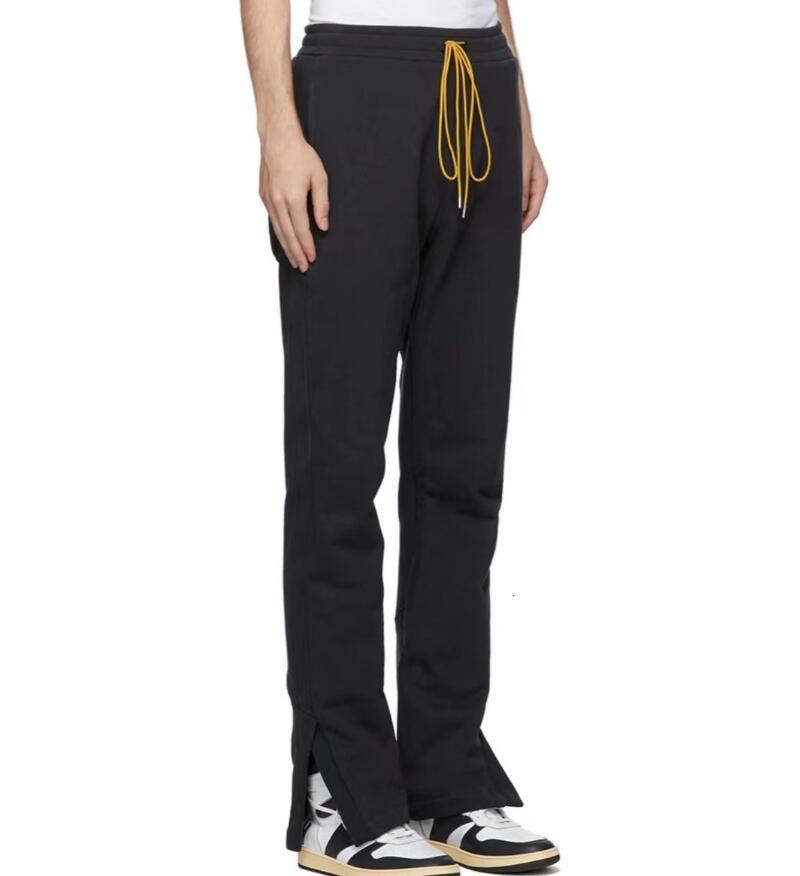 pants 20SS TOP RHUDE Drawstring Sweatpants Men Women High Street Stitching Split Terry Casual Pants Thickening Trousers, Black
pants 20SS TOP RHUDE Drawstring Sweatpants Men Women High Street Stitching Split Terry Casual Pants Thickening Trousers, Black