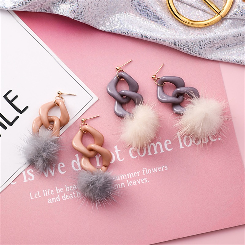 Dangle & Chandelier 2021 Fashion Acrylic Chain Long Hair Ball Earrings Korean Autumn And Winter Hairy Round Geometric Women Female Jewelry
Dangle & Chandelier 2021 Fashion Acrylic Chain Long Hair Ball Earrings Korean Autumn And Winter Hairy Round Geometric Women Female Jewelry
