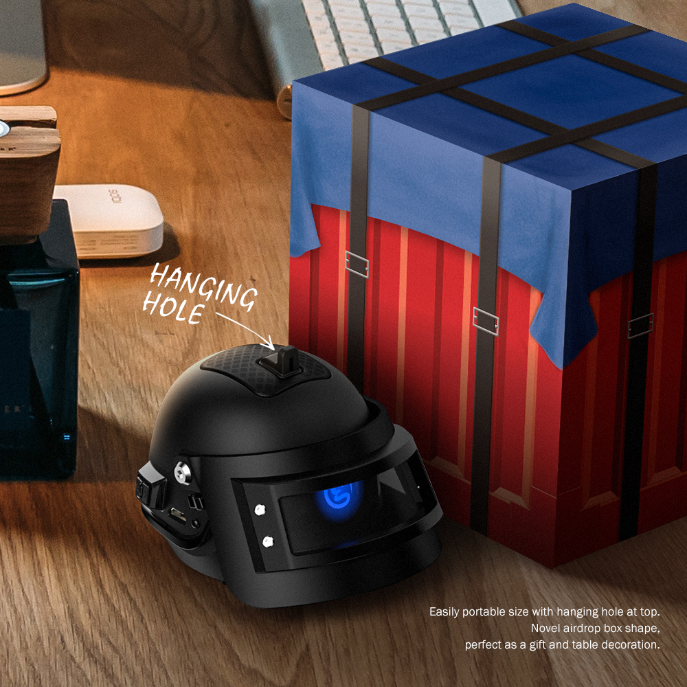 GB98K Portable Wireless Bluetooth Speaker Excellent Bass Performance RGB Indicator Light Perfect Gift for Friends PUBG