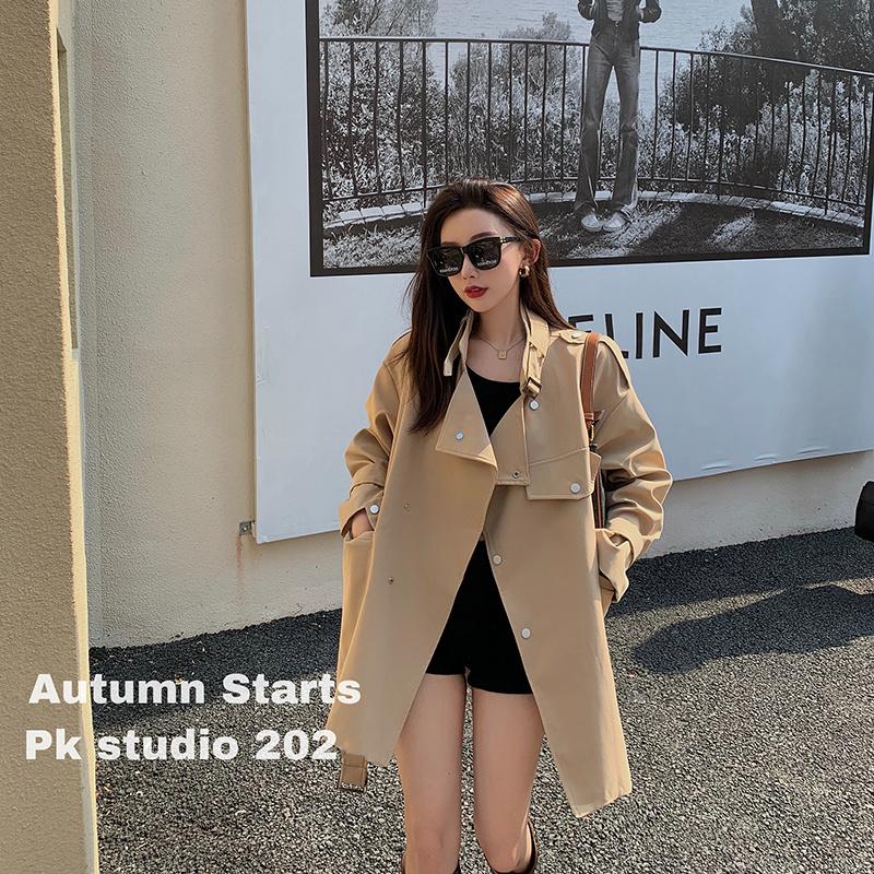 Women's Trench Coats Real S Cost-Effective! Korean-Style Ins-Style Windbreaker, Tan;black
Women's Trench Coats Real S Cost-Effective! Korean-Style Ins-Style Windbreaker, Tan;black