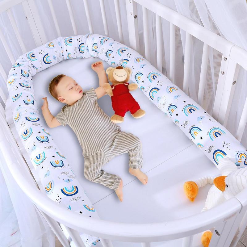 Bedding Sets Baby Crib Bumper Long Pillow Shape Washable Soft Cradle Protective Teen Room Decor, Blue
Bedding Sets Baby Crib Bumper Long Pillow Shape Washable Soft Cradle Protective Teen Room Decor, Blue