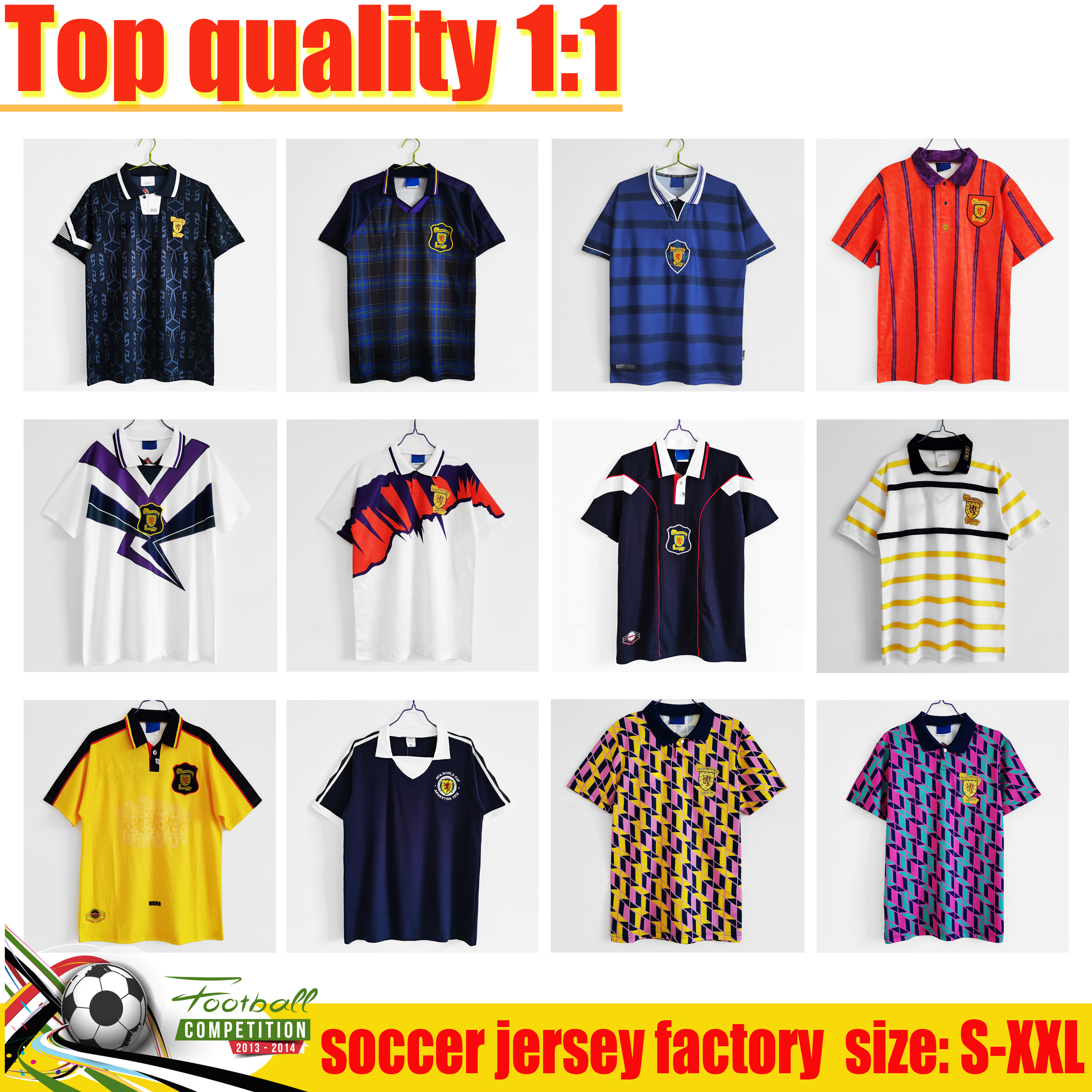 1978 1988 1989 World Cup Scotland classic Retro Soccer Jerseys 1991 1992 1993 1994 1996 1998 2000 Vintage Collection football shirts STACHAN, Black;yellow
1978 1988 1989 World Cup Scotland classic Retro Soccer Jerseys 1991 1992 1993 1994 1996 1998 2000 Vintage Collection football shirts STACHAN, Black;yellow