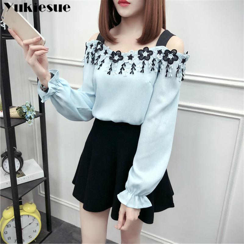 Women' Blouses & Shirts Off Shoulder Embroidery Summer Shirt Blouse Women Blusas Womens Tops And Chiffon Ladie' Top Plus Size, White
Women' Blouses & Shirts Off Shoulder Embroidery Summer Shirt Blouse Women Blusas Womens Tops And Chiffon Ladie' Top Plus Size, White