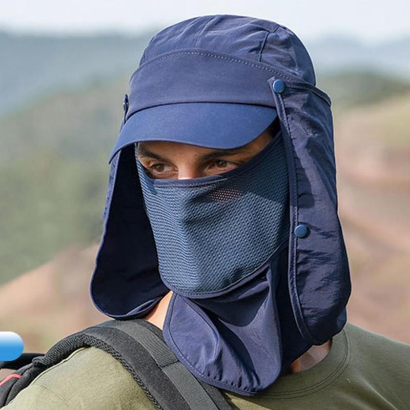 Outdoor Hats Sun Summer Women Men Face Cover Hat Sunscreen Baseball Caps For Sports Fishing Hiking Hunting Apparel