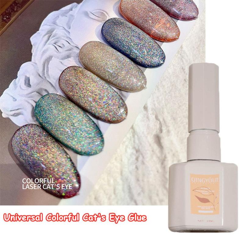 Nail Gel 15ML Art Shining Aurora Get Color Laser Glossy Cat Eye Colorful Universal Cat's Glue, Red;pink
Nail Gel 15ML Art Shining Aurora Get Color Laser Glossy Cat Eye Colorful Universal Cat's Glue, Red;pink