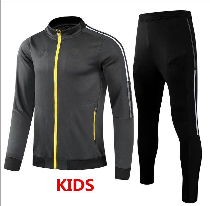 2021 kids Soccer tracksuit jacket sets 20/21 top Football training suit sports Jogging wear Survetement child kit, Black
2021 kids Soccer tracksuit jacket sets 20/21 top Football training suit sports Jogging wear Survetement child kit, Black