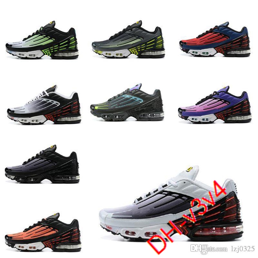 Mens Tn 3 Plus Boots Tuneds III Shoes TN3 Trainers Noir Triple All Black Wolf Grey Blanche White Blue Nebula Sneakers SZ40-45 DH9-H21
Mens Tn 3 Plus Boots Tuneds III Shoes TN3 Trainers Noir Triple All Black Wolf Grey Blanche White Blue Nebula Sneakers SZ40-45 DH9-H21