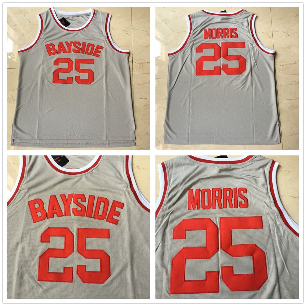 NCAA Mens Zack Morris 25 Bayside Basketball Jerseys Grey Color Saved by the Bell 90S Hip Hop Stitched Shirts -2XL
NCAA Mens Zack Morris 25 Bayside Basketball Jerseys Grey Color Saved by the Bell 90S Hip Hop Stitched Shirts -2XL