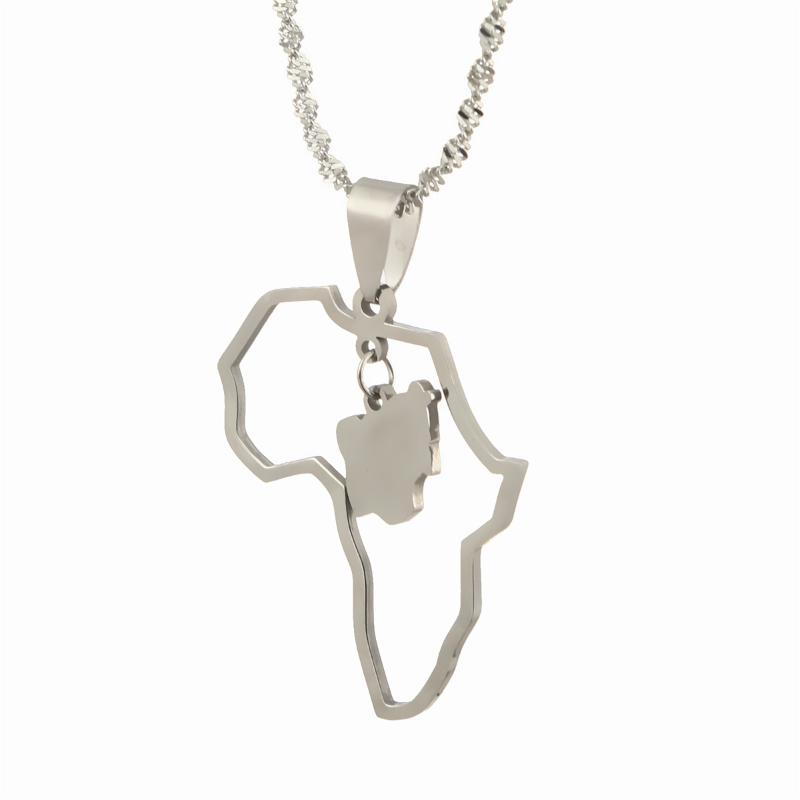 Chains Country Africa & Nigeria Map Pendants Necklaces Gold Color Unisex Jewelry Gifts
Chains Country Africa & Nigeria Map Pendants Necklaces Gold Color Unisex Jewelry Gifts
