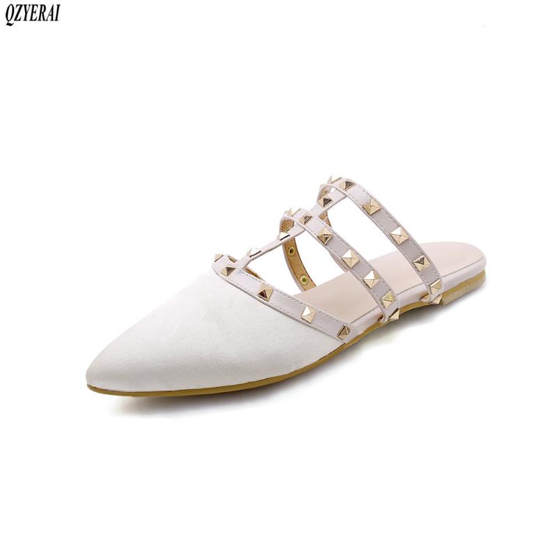 Slippers 2021 Spring And Summer Women Flat Beach Outdoor Rivet Shoes For Size 34-43, Black
Slippers 2021 Spring And Summer Women Flat Beach Outdoor Rivet Shoes For Size 34-43, Black