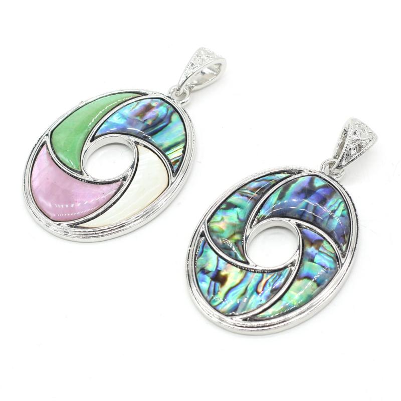 Charms Natural Shell Pendant Oval Whirlwind Pattern For DIY Necklace Unique Charm Design Jewelry 34x48mm, Bronze;silver
Charms Natural Shell Pendant Oval Whirlwind Pattern For DIY Necklace Unique Charm Design Jewelry 34x48mm, Bronze;silver