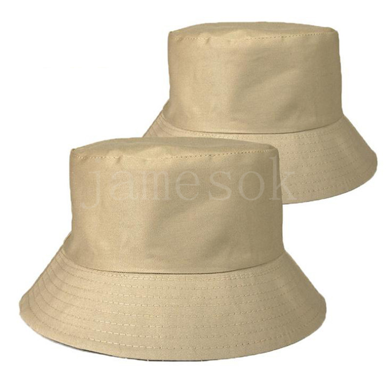 Travel Fisherman Leisure Bucket Hats Solid Color Fashion Men Women Flat Top Wide Brim Summer Cap For Outdoor Sports Visor DB877 BD0042