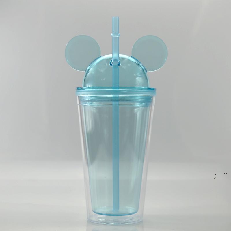 8colors 15oz Acrylic tumbler with dome lid plus straw double Wall Clear Plastic Tumblers with Mouse Ear Reusable cute drink cup by sea HHD7991, Customize
8colors 15oz Acrylic tumbler with dome lid plus straw double Wall Clear Plastic Tumblers with Mouse Ear Reusable cute drink cup by sea HHD7991, Customize
