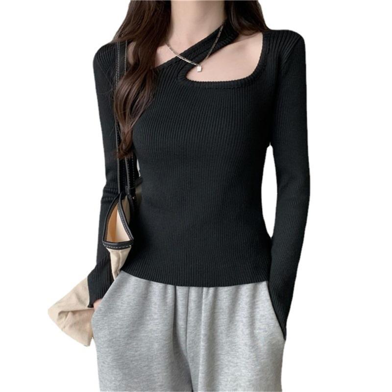 Women's Sweaters Fashion Knitwear Autumn 2022 Pull Femme Hollow Out Slim Fit Knit Pullovers Tops Mujer Korean Jumper ZY6350, White;black
Women's Sweaters Fashion Knitwear Autumn 2022 Pull Femme Hollow Out Slim Fit Knit Pullovers Tops Mujer Korean Jumper ZY6350, White;black