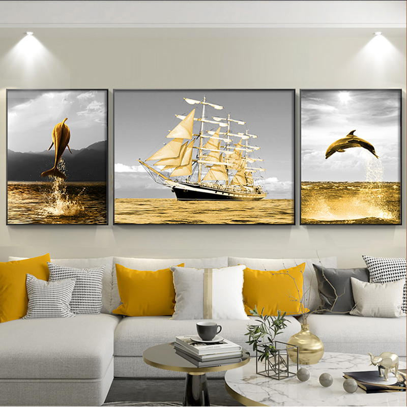 Canvas Painting Gold Boat Whale Pictures For Home Landscape Posters And Prints Wall Art For Living Room Decoration NO FRAME
Canvas Painting Gold Boat Whale Pictures For Home Landscape Posters And Prints Wall Art For Living Room Decoration NO FRAME